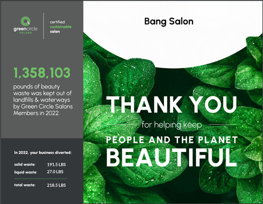 Bang & GreenCircle Recycling Program!