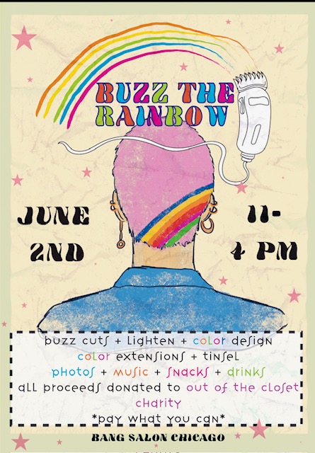 Buzz the Rainbow – June 2nd @ 11am – 4pm